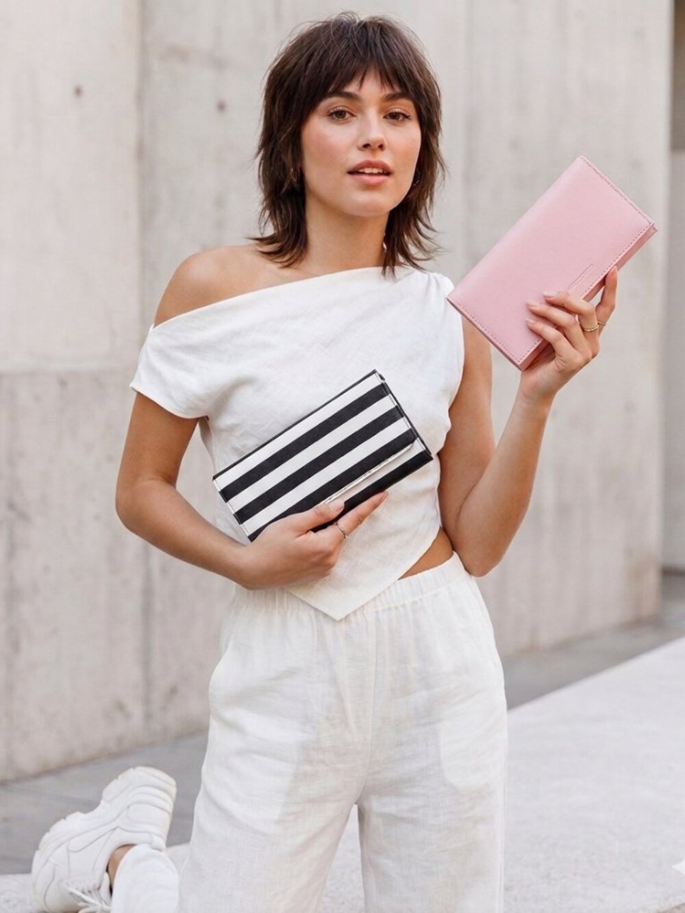⭐️ $30 - (BUNDLE OF 2 WALLETS)  - AIMEE KESTENBERG + KUT FROM THE KLOTH STRIPED